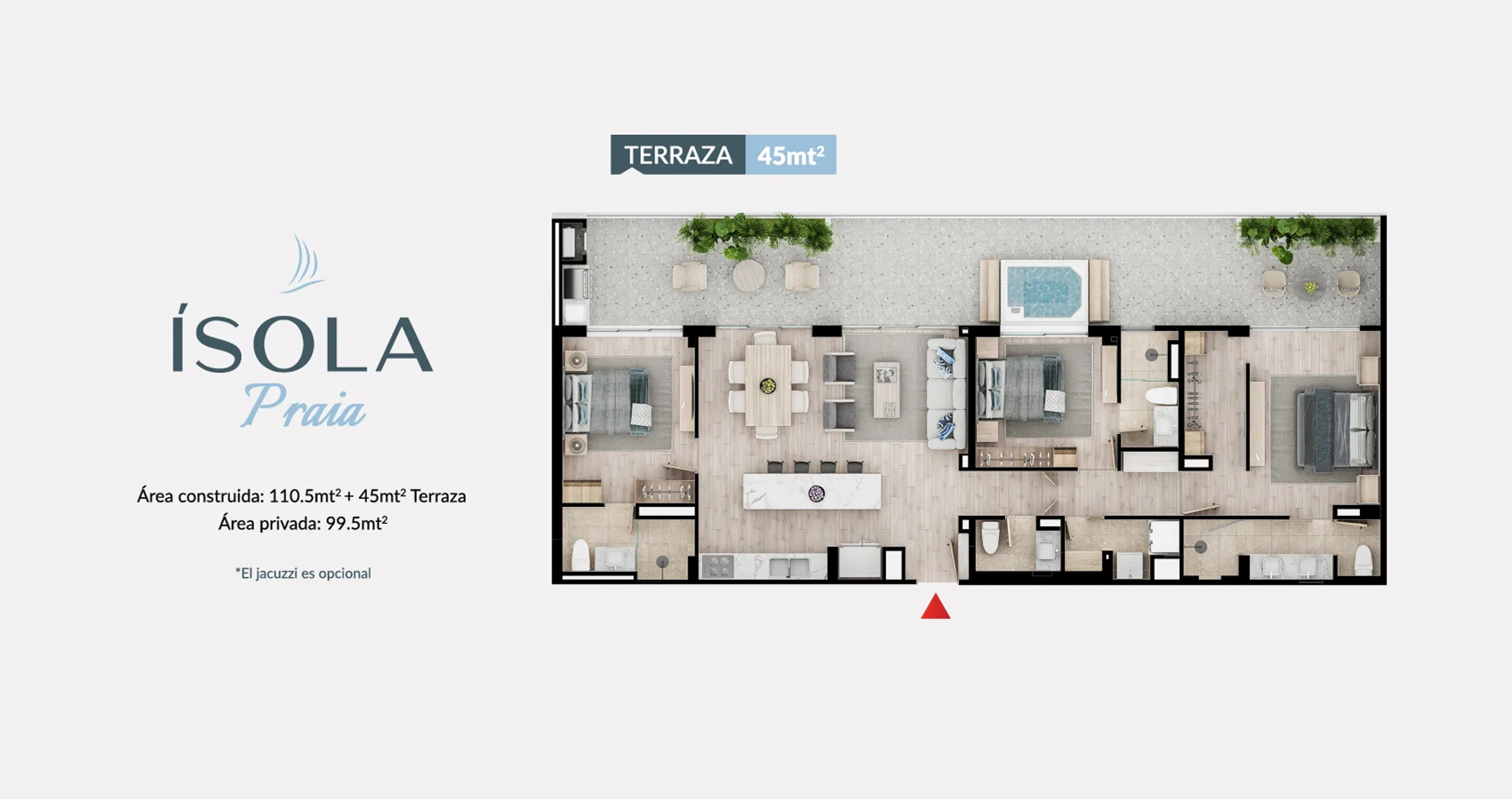 Apartamento Tipo 155 - Piso 6