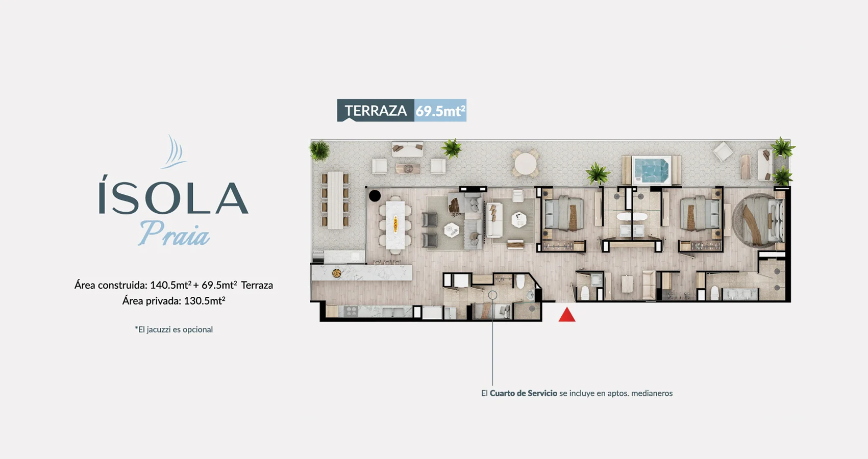 Apartamento Tipo 210 - Piso 6
