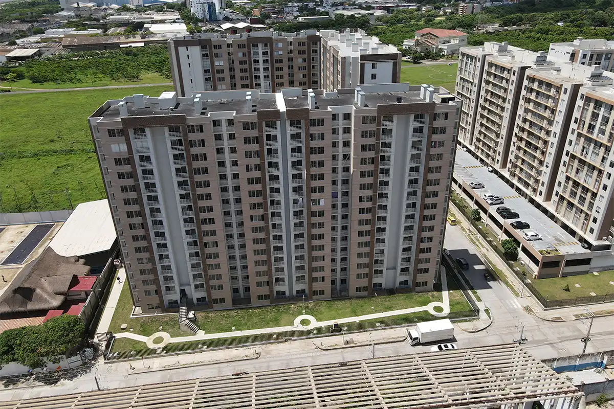 Foto del proyecto Brisas del parque en avance de obra Junio de 2024