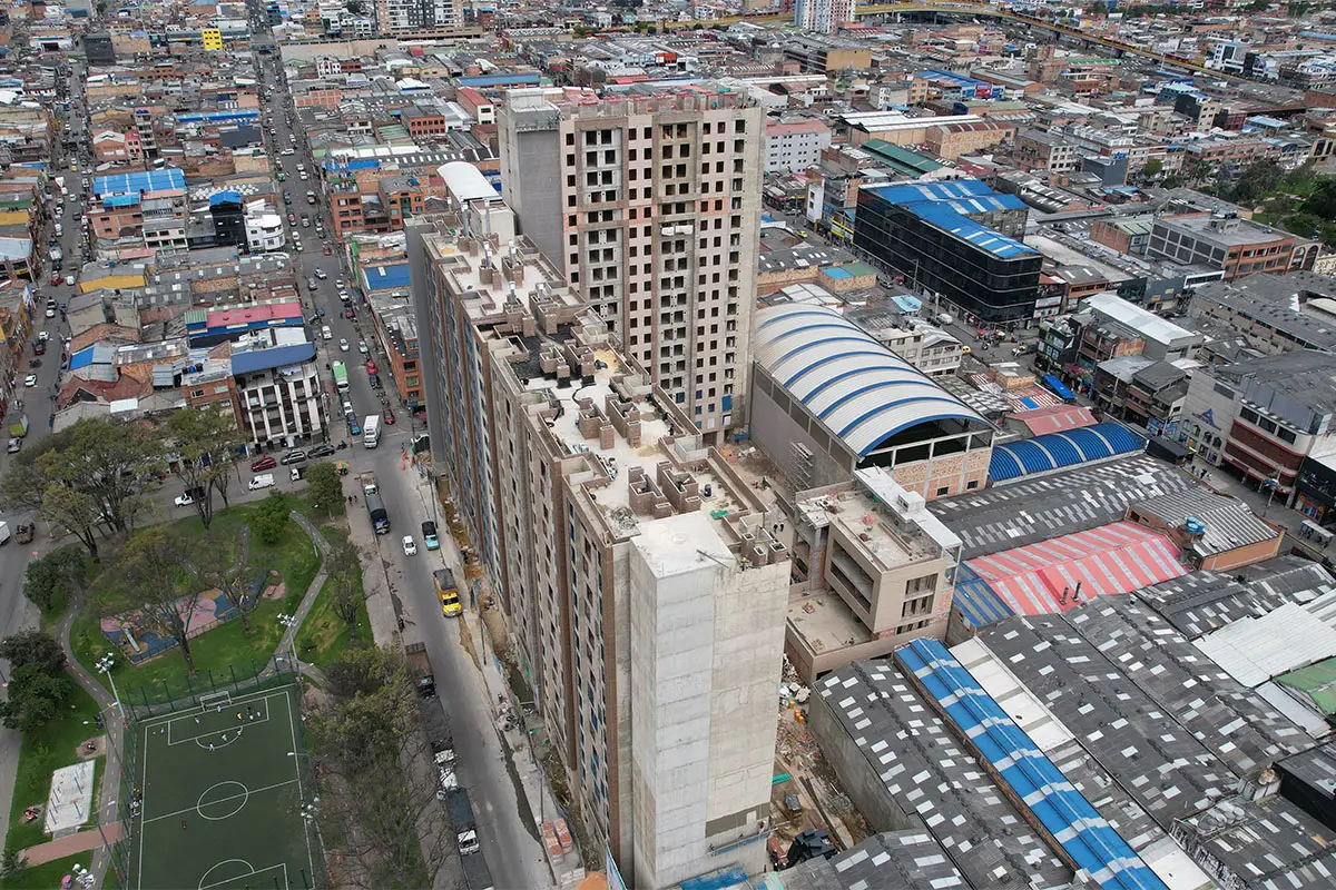 Foto del proyecto Novum Ricaurte en avance de obra Junio de 2024