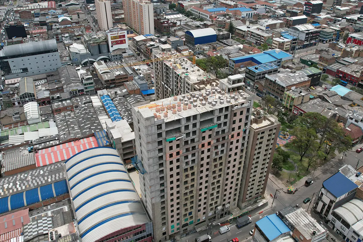 Foto del proyecto Novum Ricaurte en avance de obra Marzo de 2024