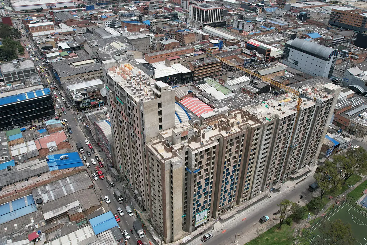 Foto del proyecto Novum Ricaurte en avance de obra Marzo de 2024