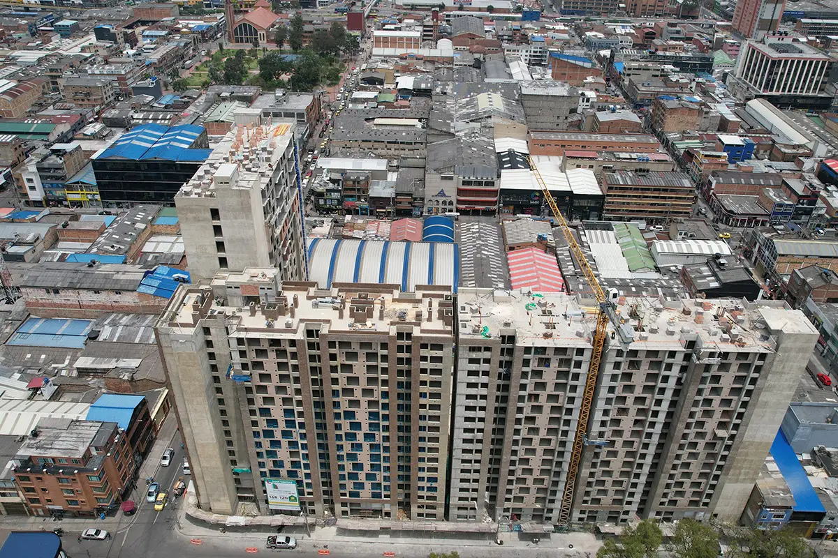 Foto del proyecto Novum Ricaurte en avance de obra Marzo de 2024