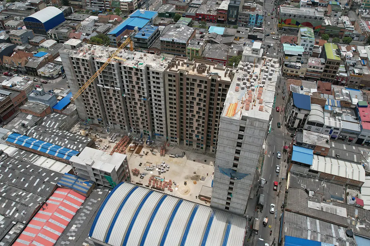 Foto del proyecto Novum Ricaurte en avance de obra Marzo de 2024