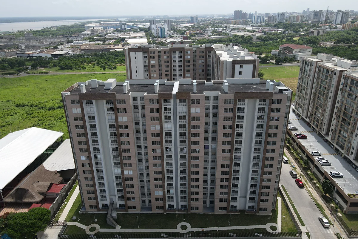 Foto del proyecto Brisas del parque en avance de obra Octubre de 2024