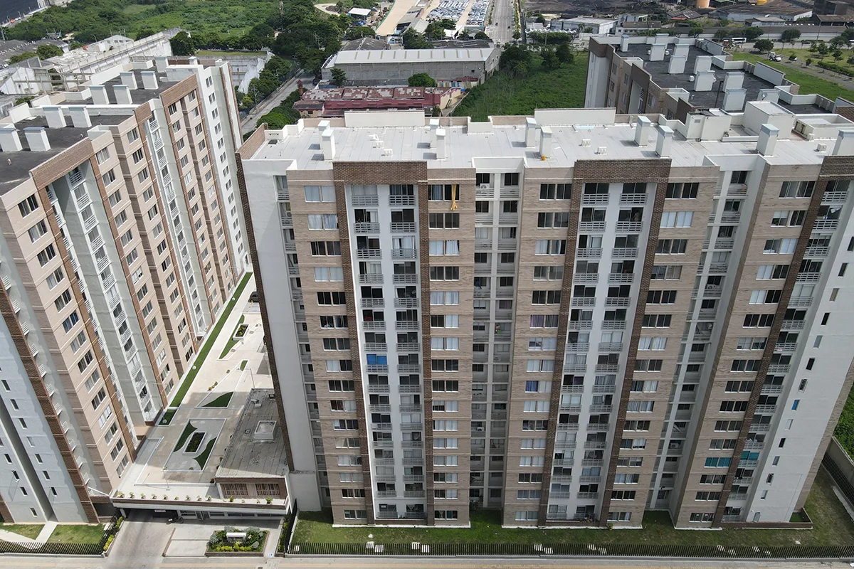 Foto del proyecto Brisas del parque en avance de obra Octubre de 2024