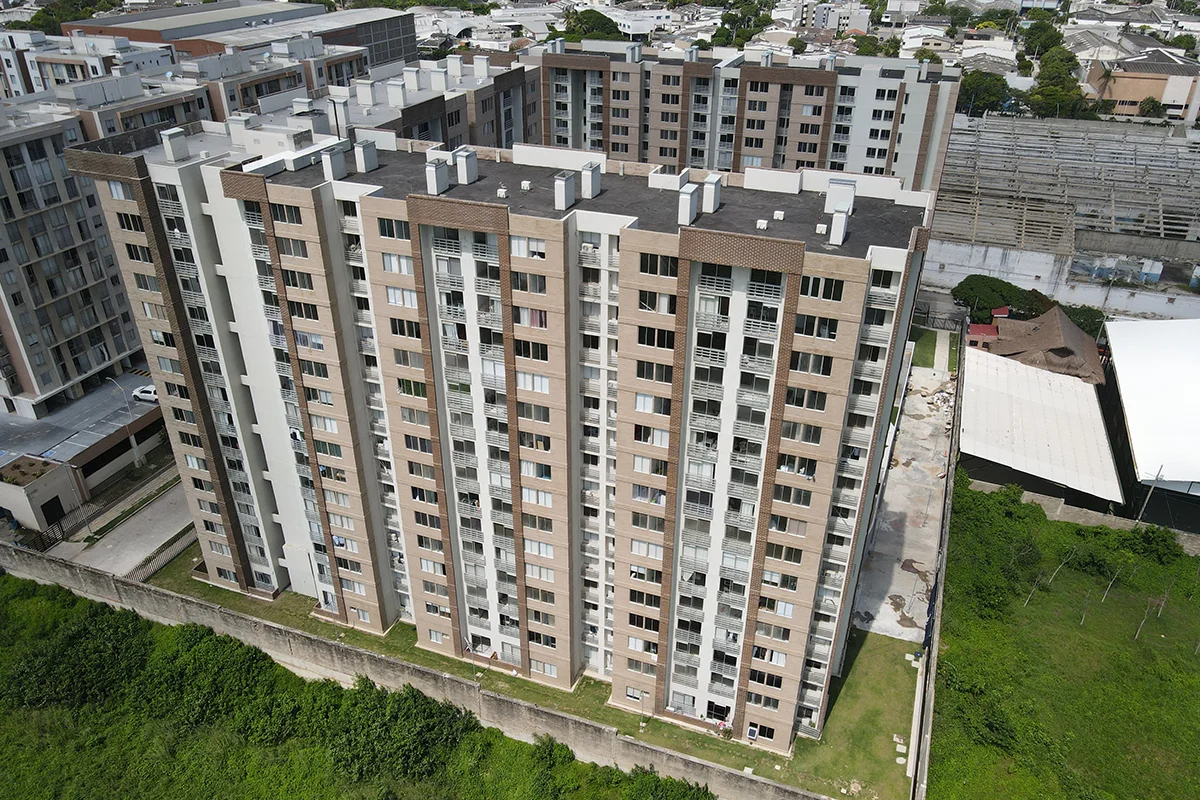 Foto del proyecto Brisas del parque en avance de obra Octubre de 2024