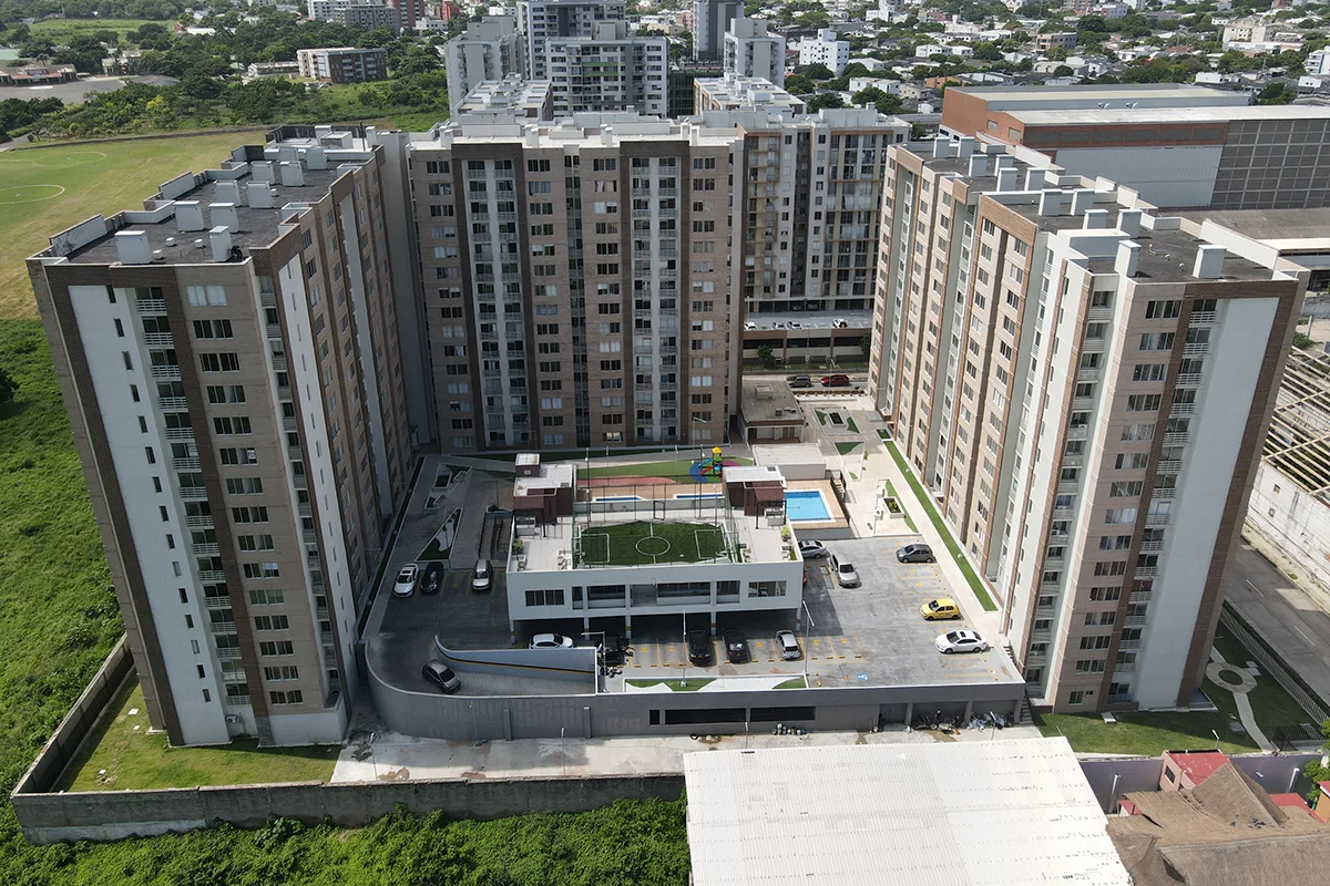 Foto del proyecto Brisas del parque en avance de obra Octubre de 2024