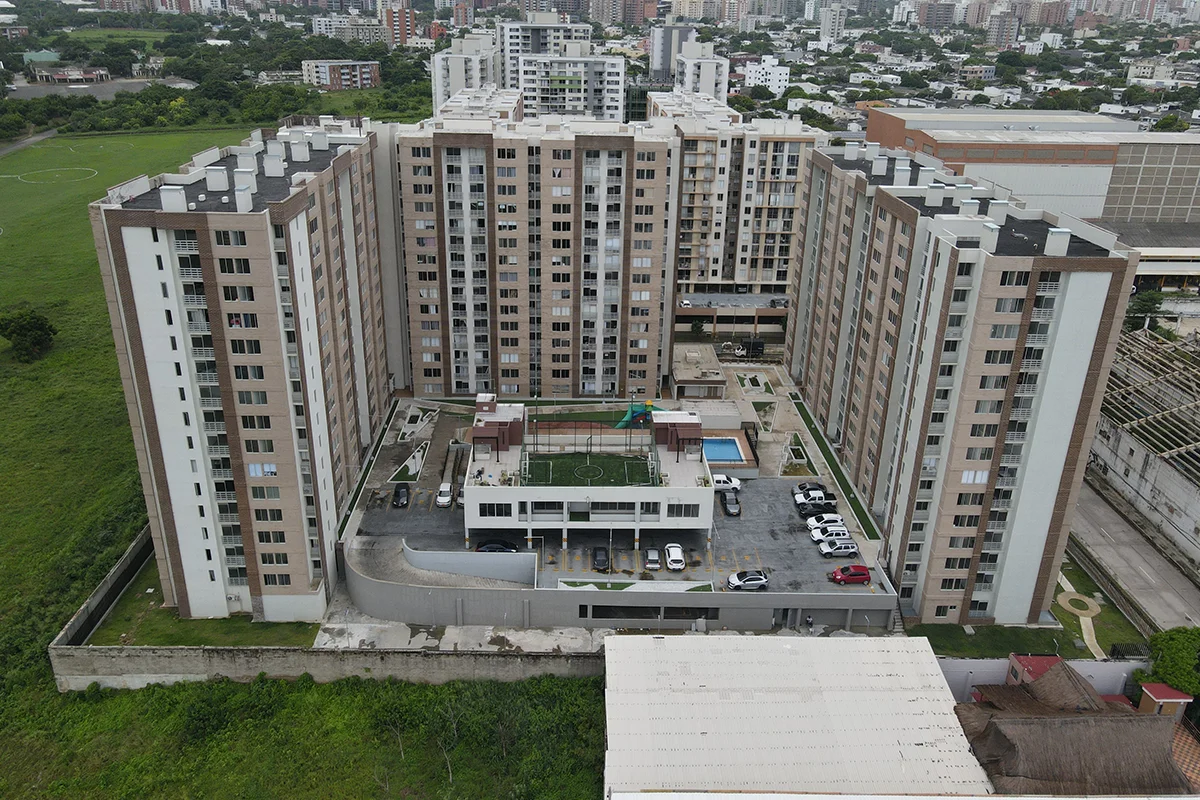 Foto del proyecto Brisas del parque en avance de obra Agosto de 2024