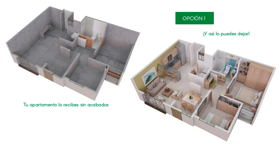 Apartamento tipo 52 (Con parqueadero)