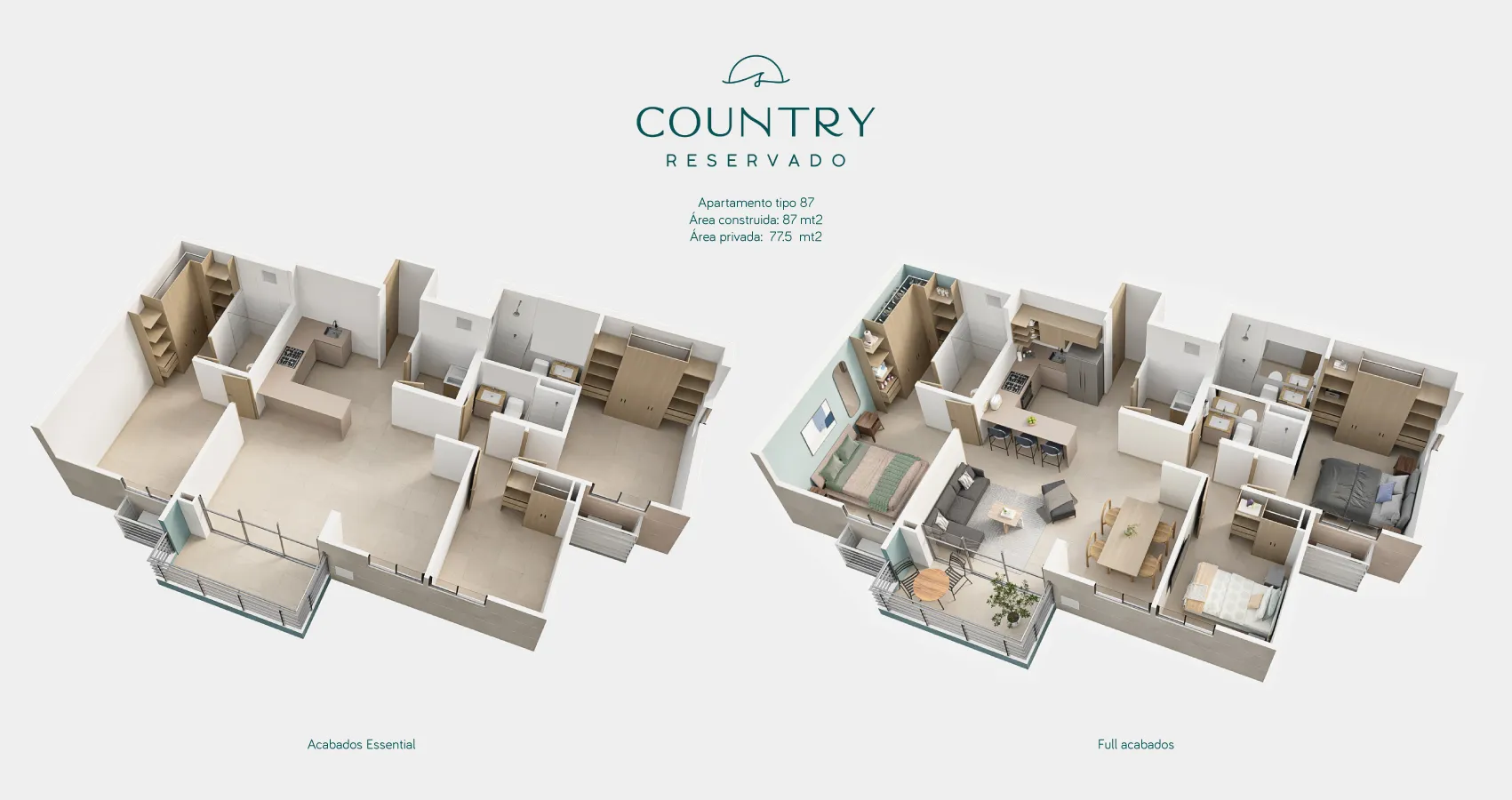 Apartamento tipo 87
