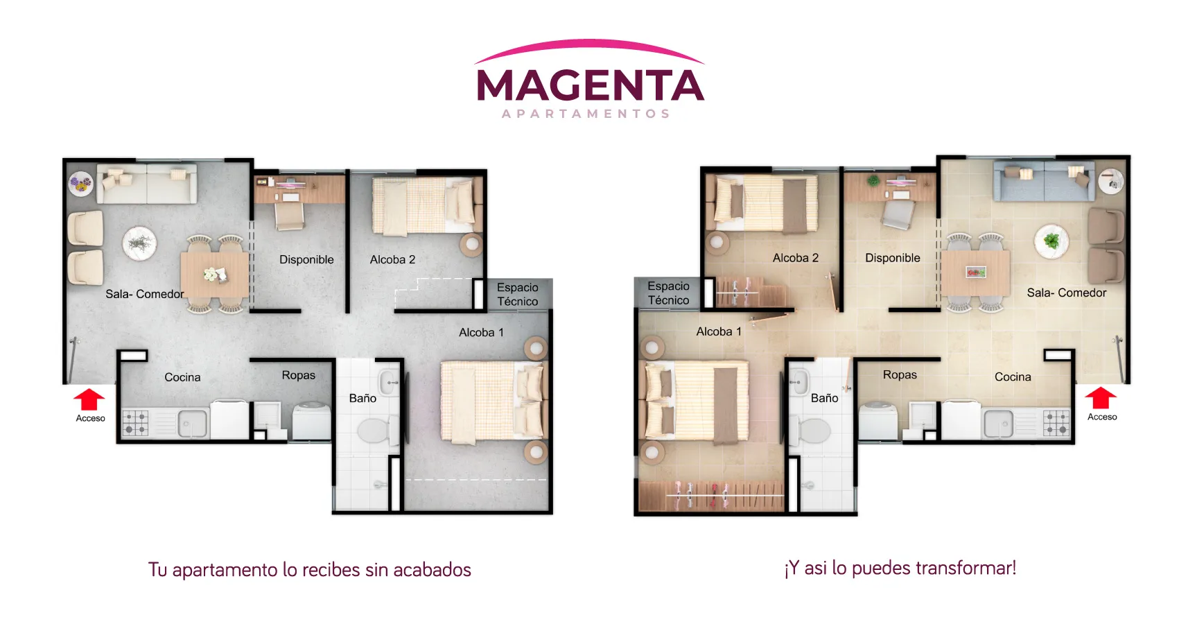 Apartamento tipo 46