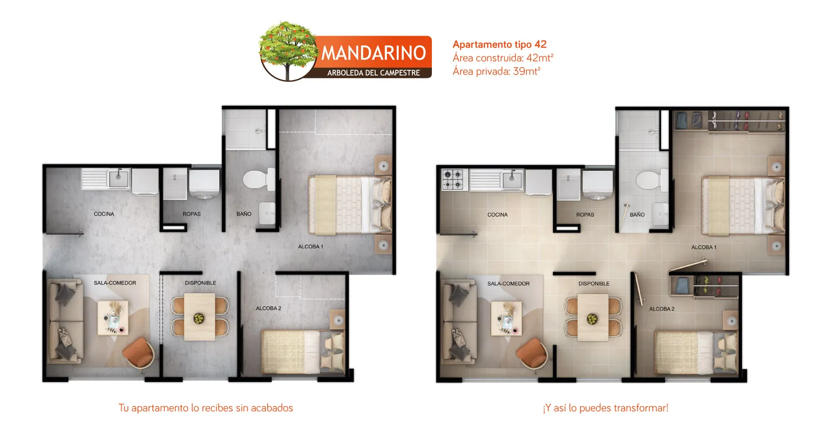 Apartamento tipo 42