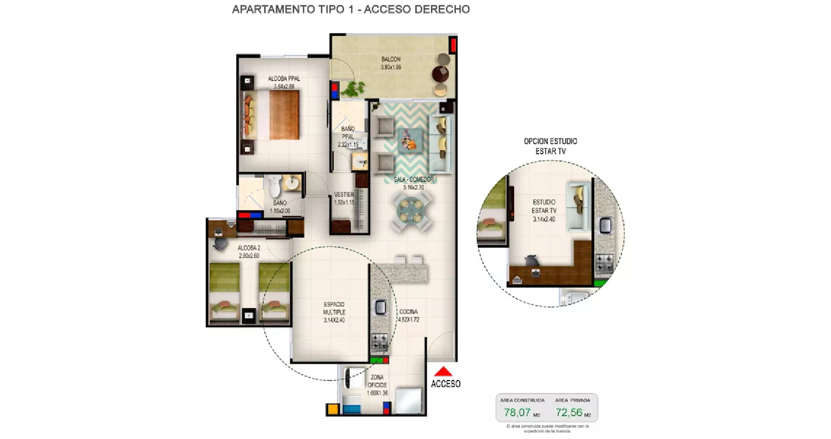 Apartamento Tipo 78