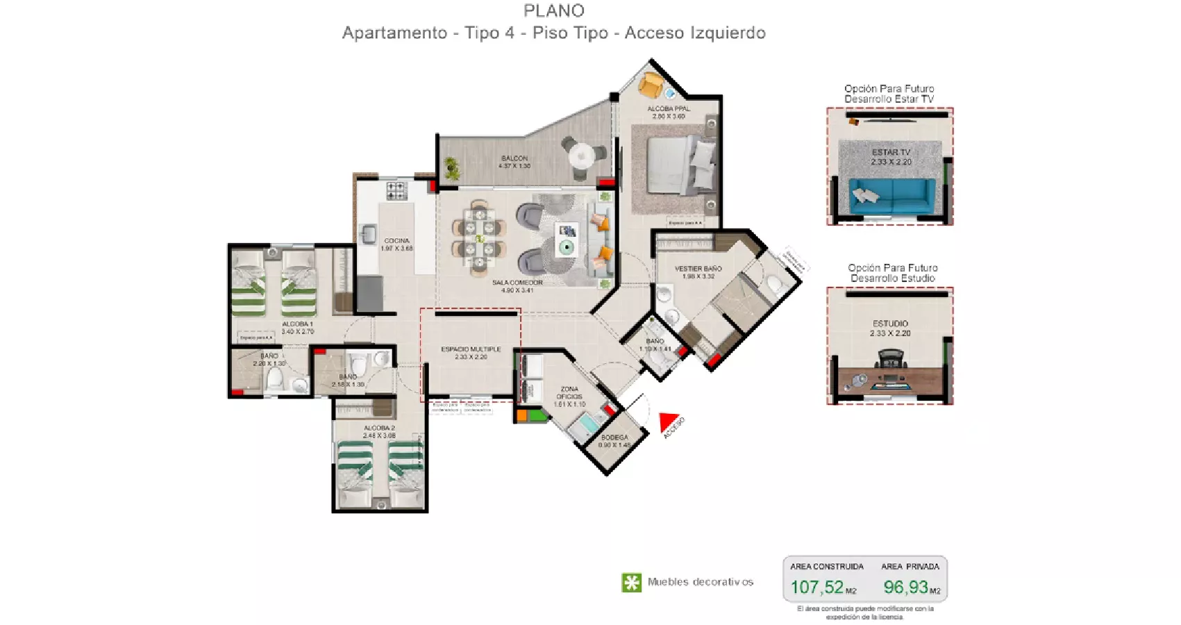 Apartamento Tipo 107