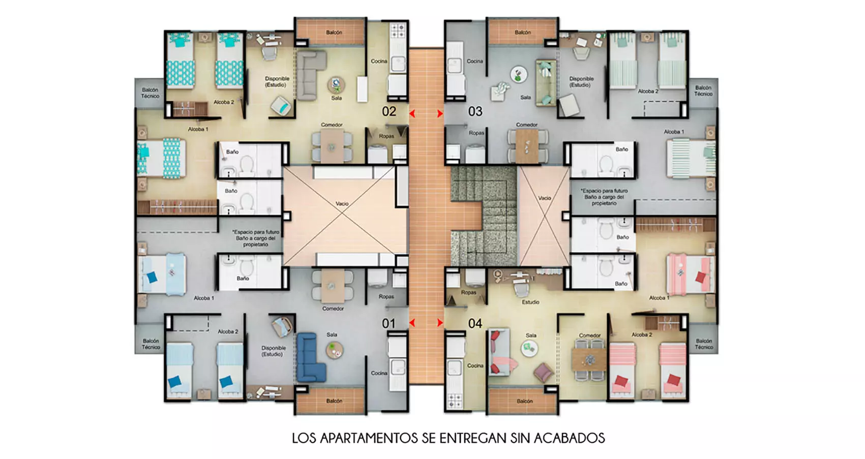 Apartamento tipo 56