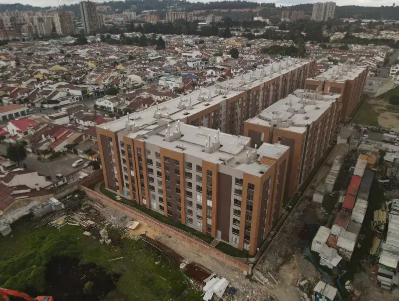 Avance de obra del proyecto Prado Park constructora Bolívar 