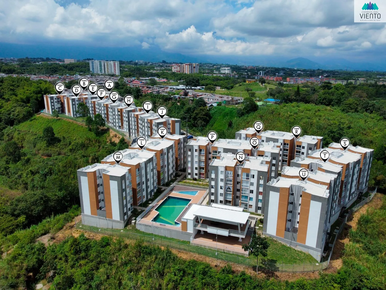 Avance de obra del proyecto Cerros del Viento