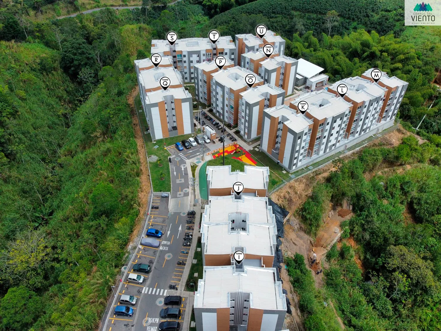 Avance de obra del proyecto Cerros del Viento