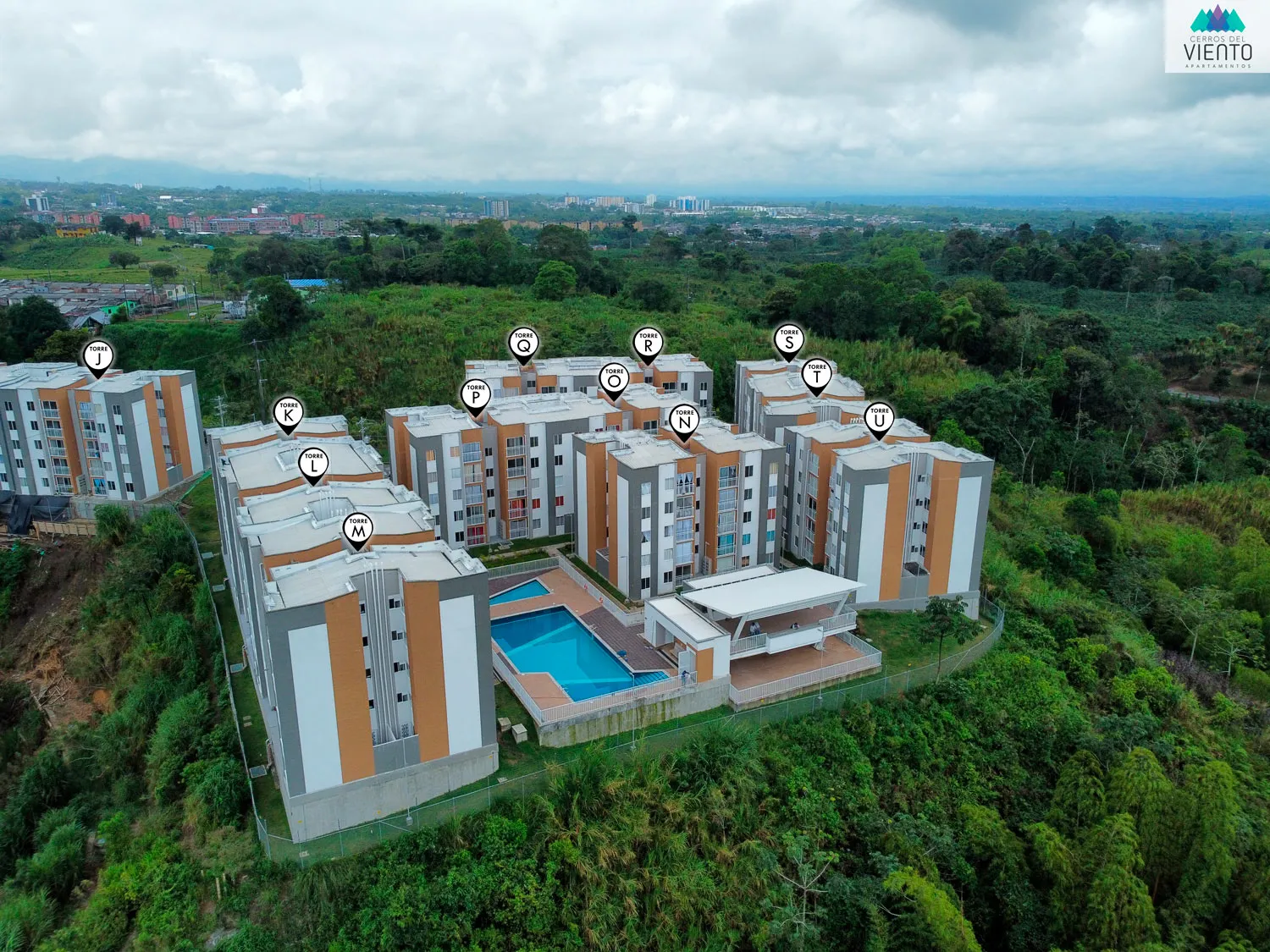 Avance de obra del proyecto Cerros del Viento