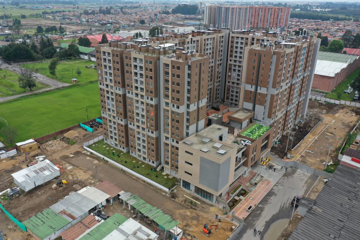 Foto del proyecto Altos de Fontibón en avance de obra noviembre de 2023