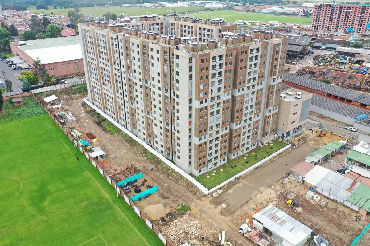 Foto del proyecto Altos de Fontibón en avance de obra noviembre de 2023