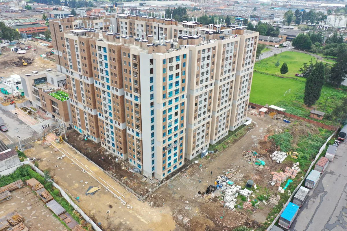Foto del proyecto Altos de Fontibón en avance de obra noviembre de 2023