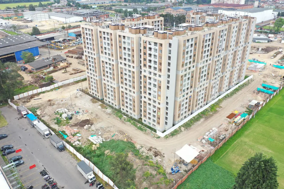 Foto del proyecto Altos de Fontibón en avance de obra diciembre de 2023