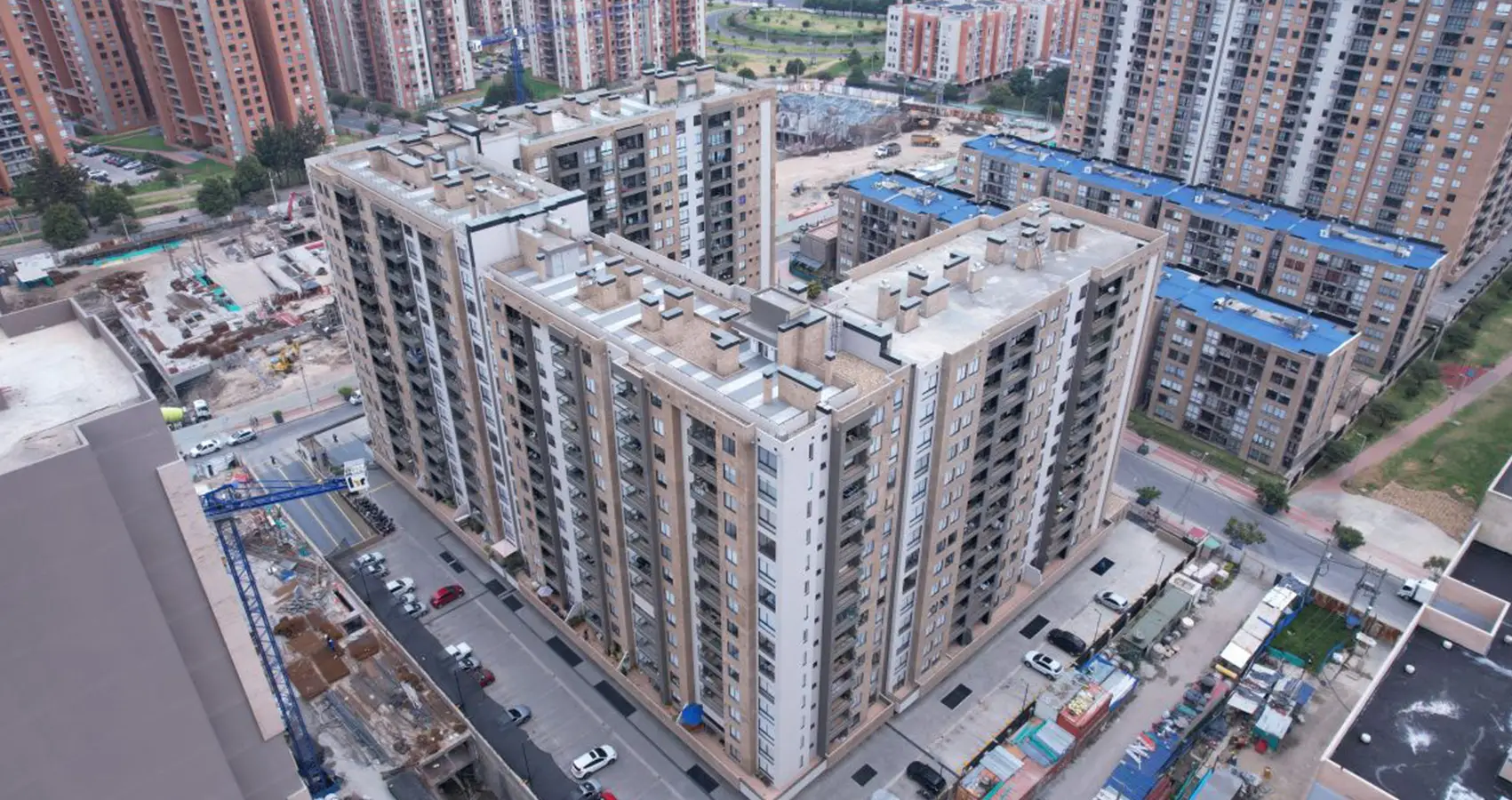 Foto del proyecto Ebano en avance de obra enero de 2024