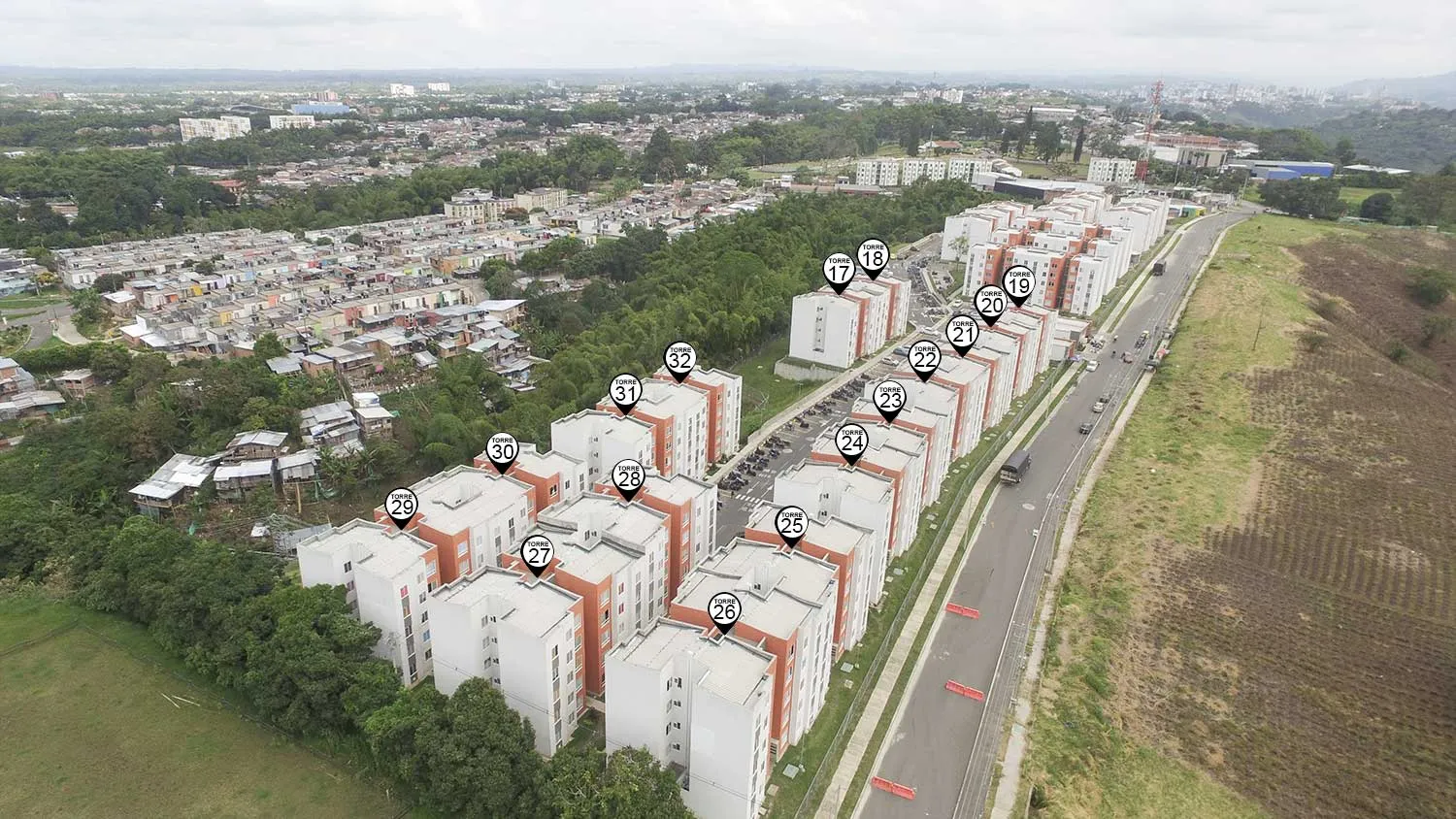 Avance de obra Entrelomas en Armenia