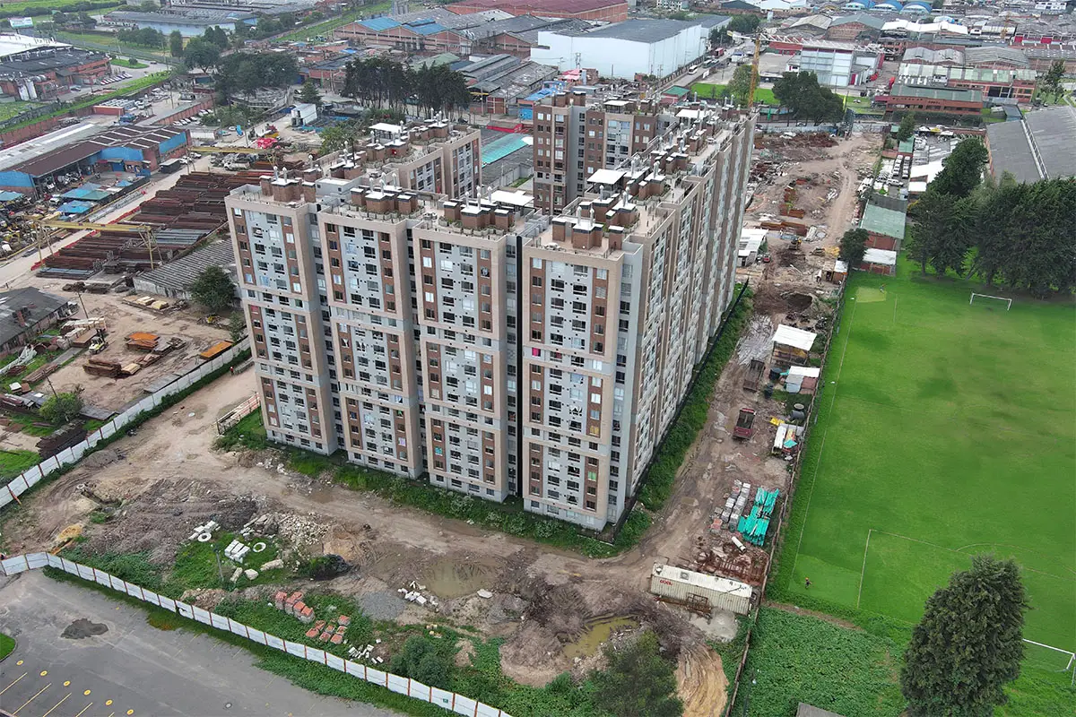 Foto del proyecto Altos de Fontibón en avance de obra Junio de 2024