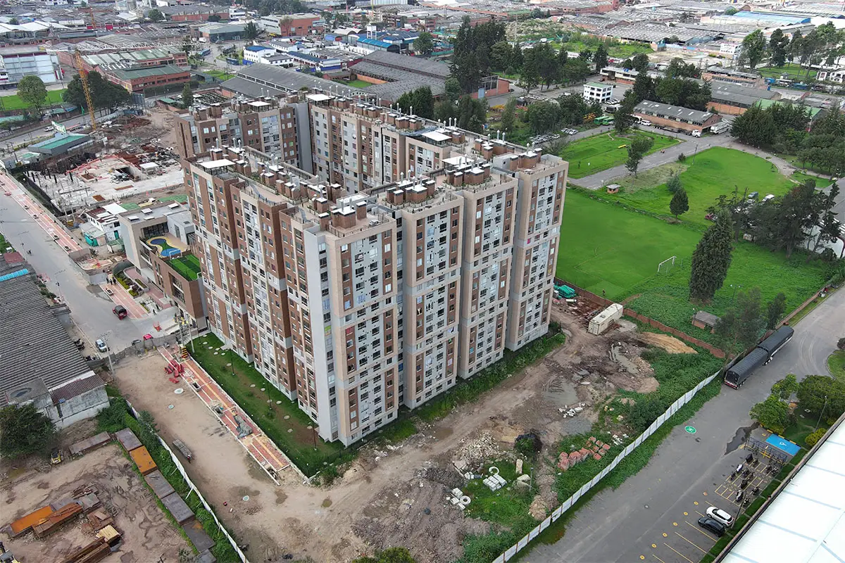 Foto del proyecto Altos de Fontibón en avance de obra Junio de 2024