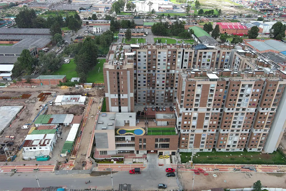 Foto del proyecto Altos de Fontibón en avance de obra Junio de 2024