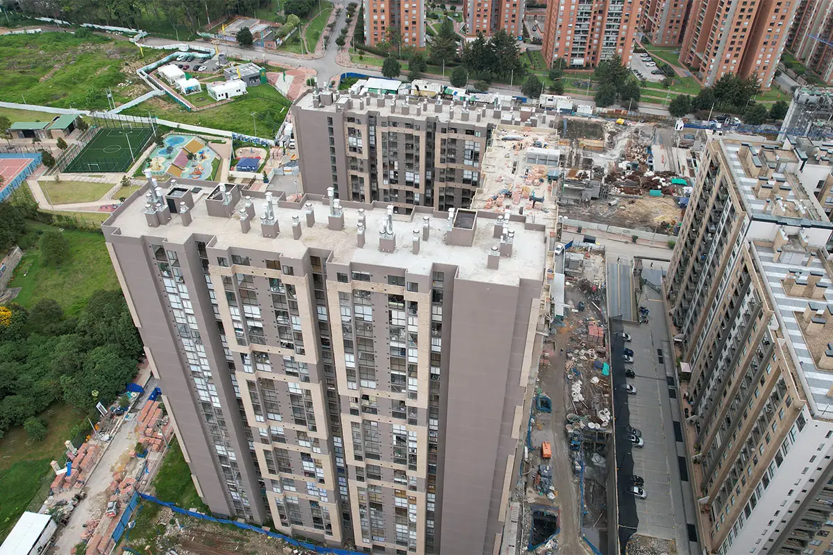 Foto del proyecto Natura Living en avance de obra Junio de 2024