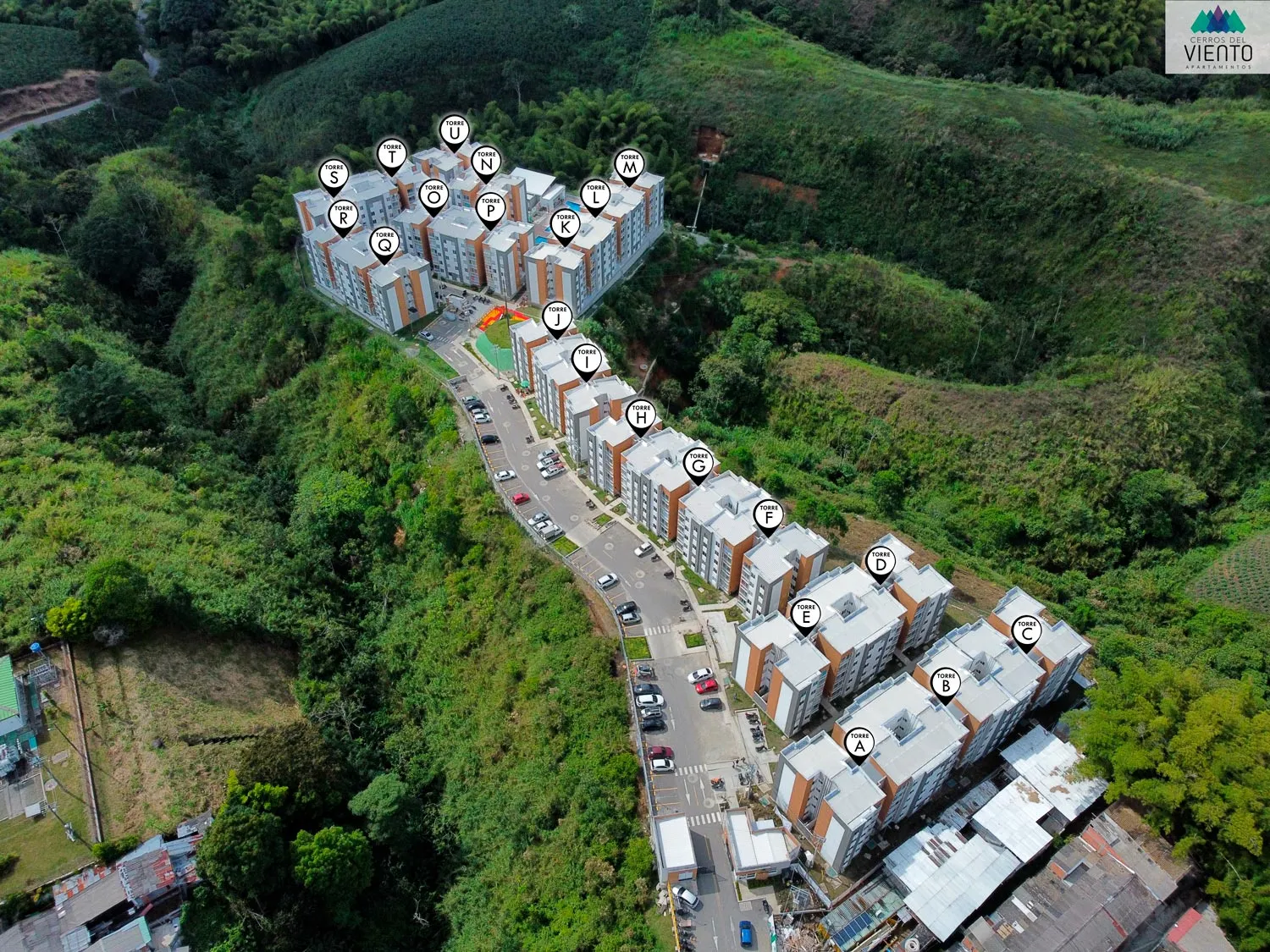 Avance de obra del proyecto Cerros del Viento