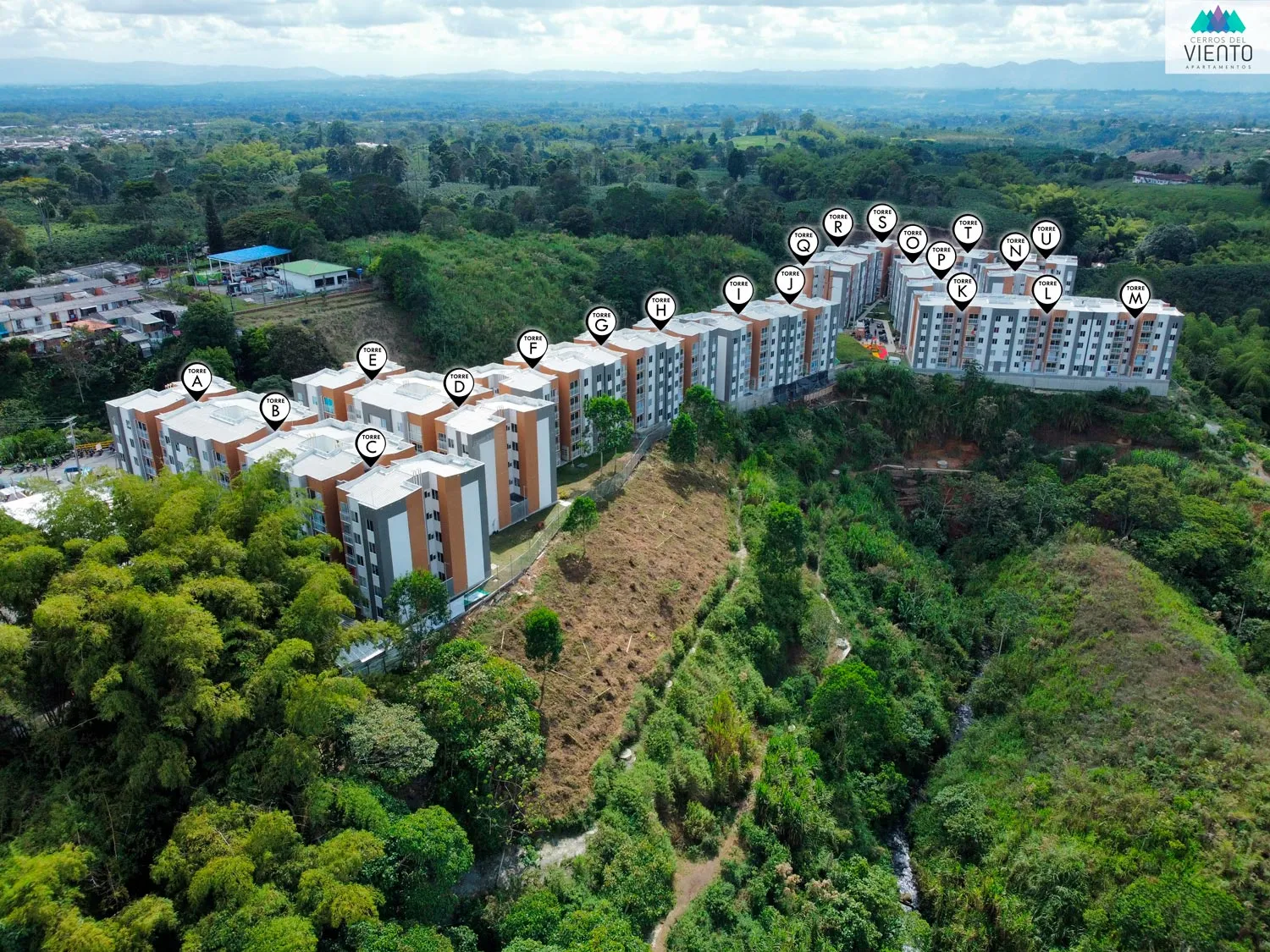 Avance de obra del proyecto Cerros del Viento