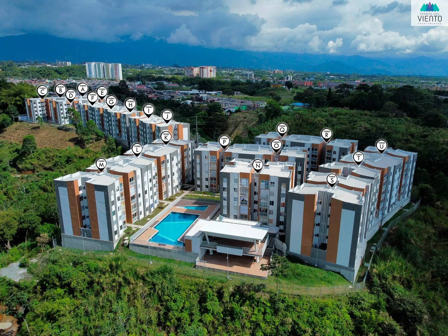 Avance de obra del proyecto Cerros del Viento