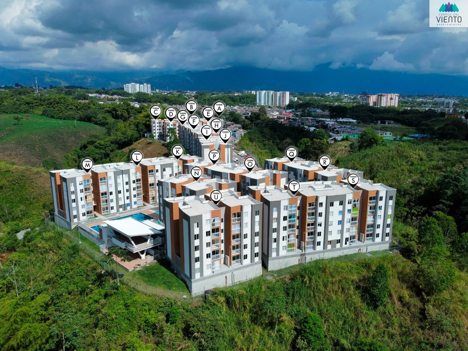 Avance de obra del proyecto Cerros del Viento