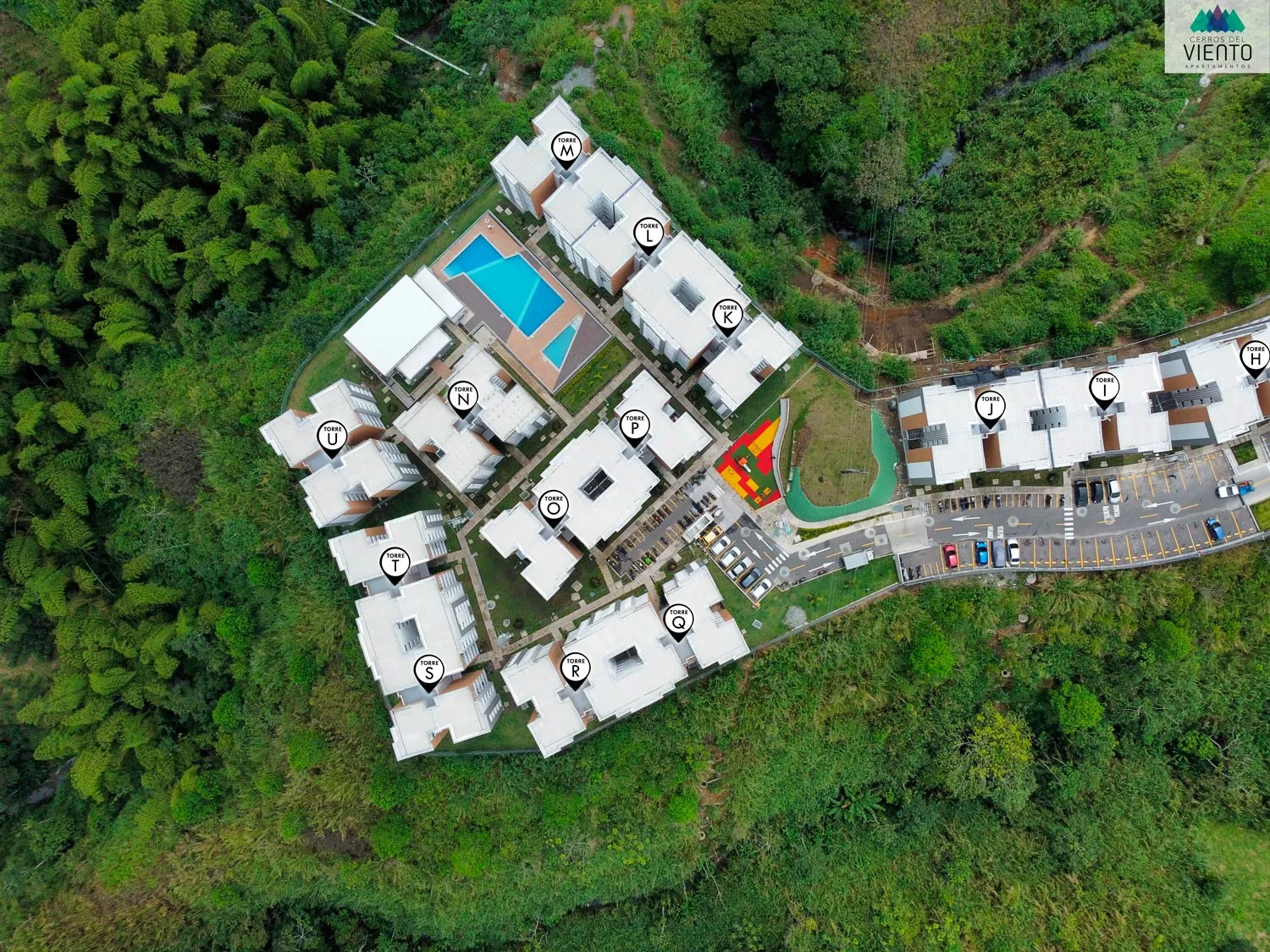 Avance de obra del proyecto Cerros del Viento