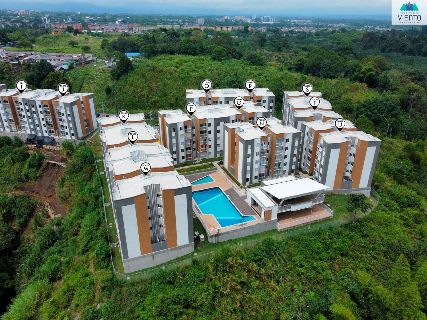 Avance de obra del proyecto Cerros del Viento