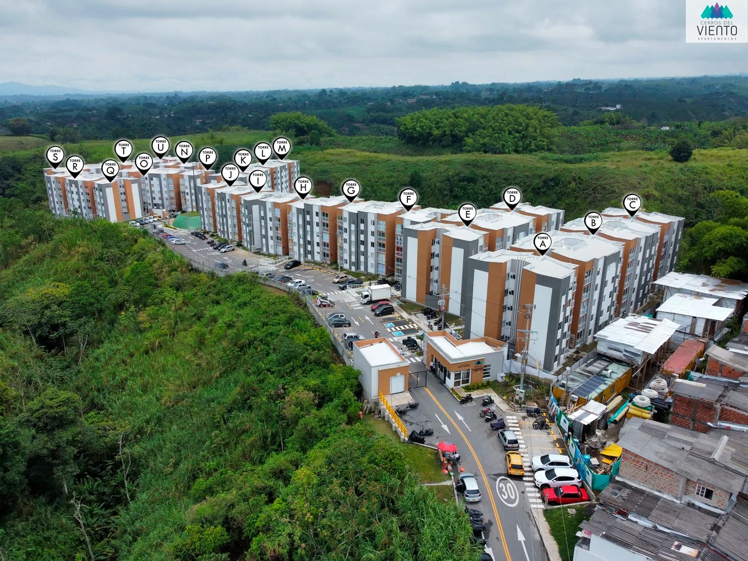 Avance de obra del proyecto Cerros del Viento
