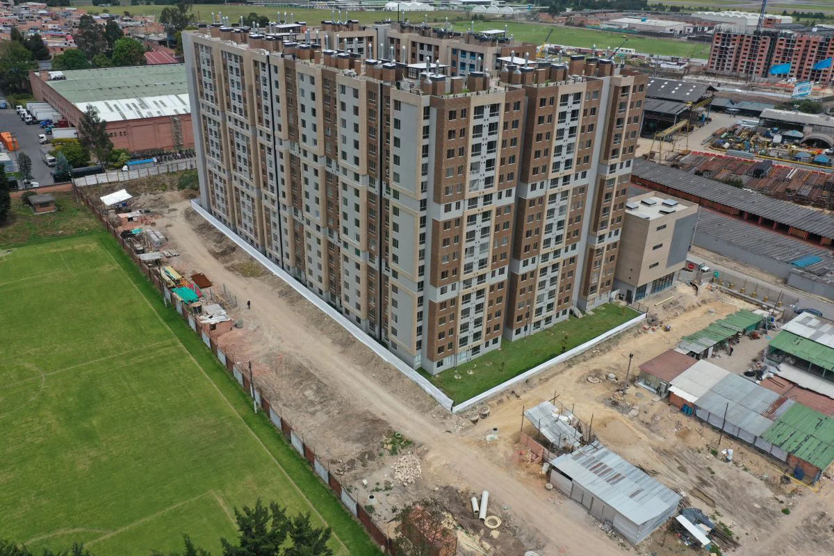Foto del proyecto Altos de Fontibón en avance de obra octubre de 2023