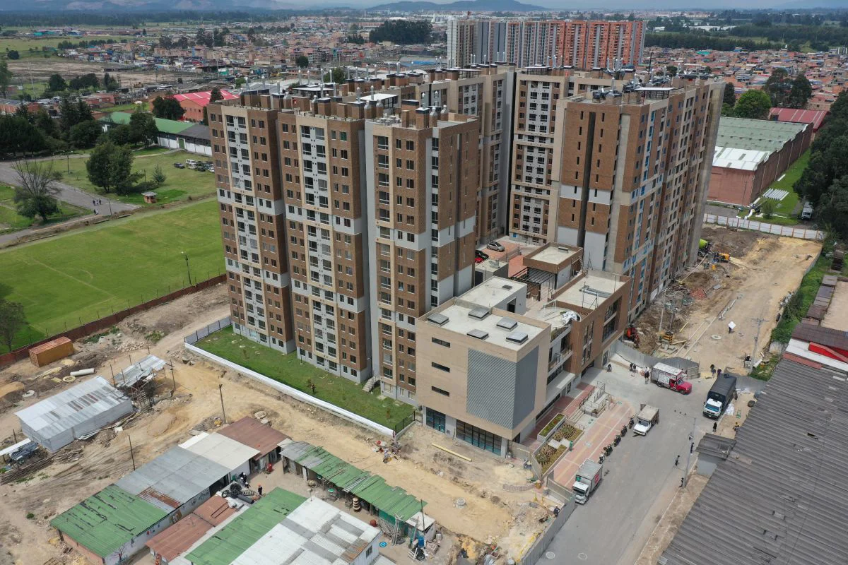 Foto del proyecto Altos de Fontibón en avance de obra octubre de 2023