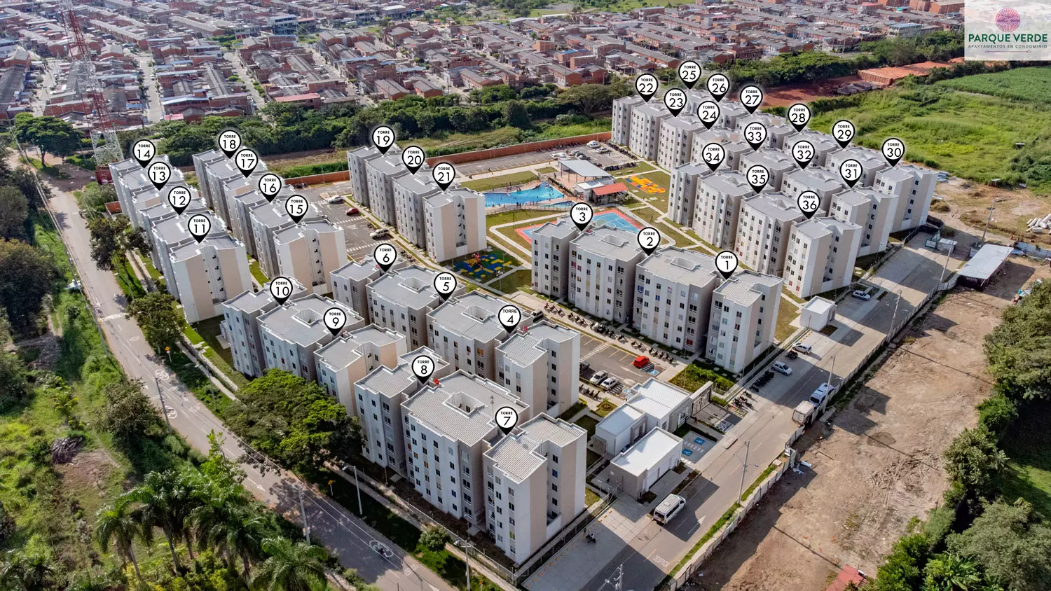 Fotos del avance de obra de Abril 2023 proyecto parque verde