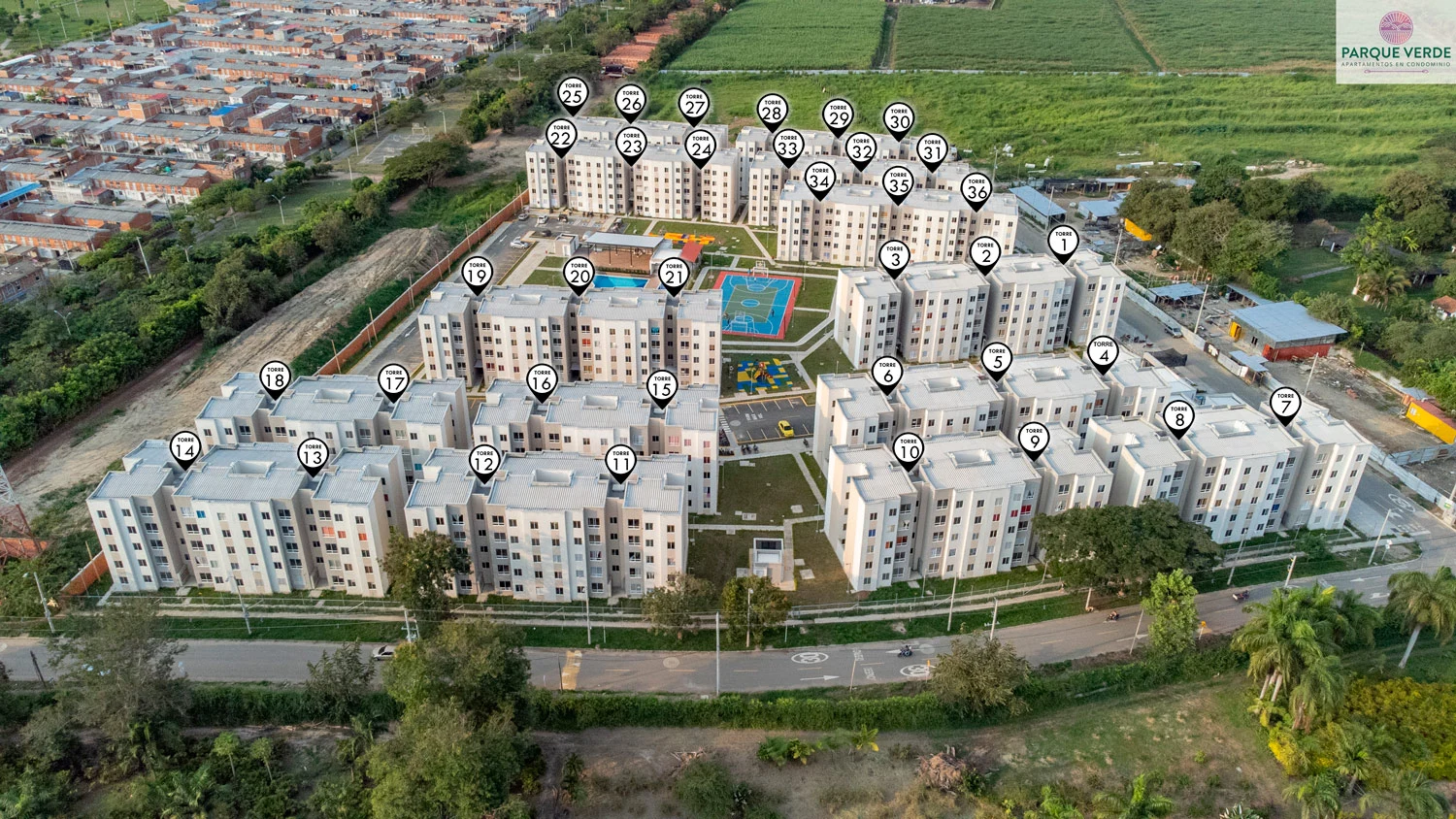 Fotos del avance de obra de marzo 2023 proyecto parque verde