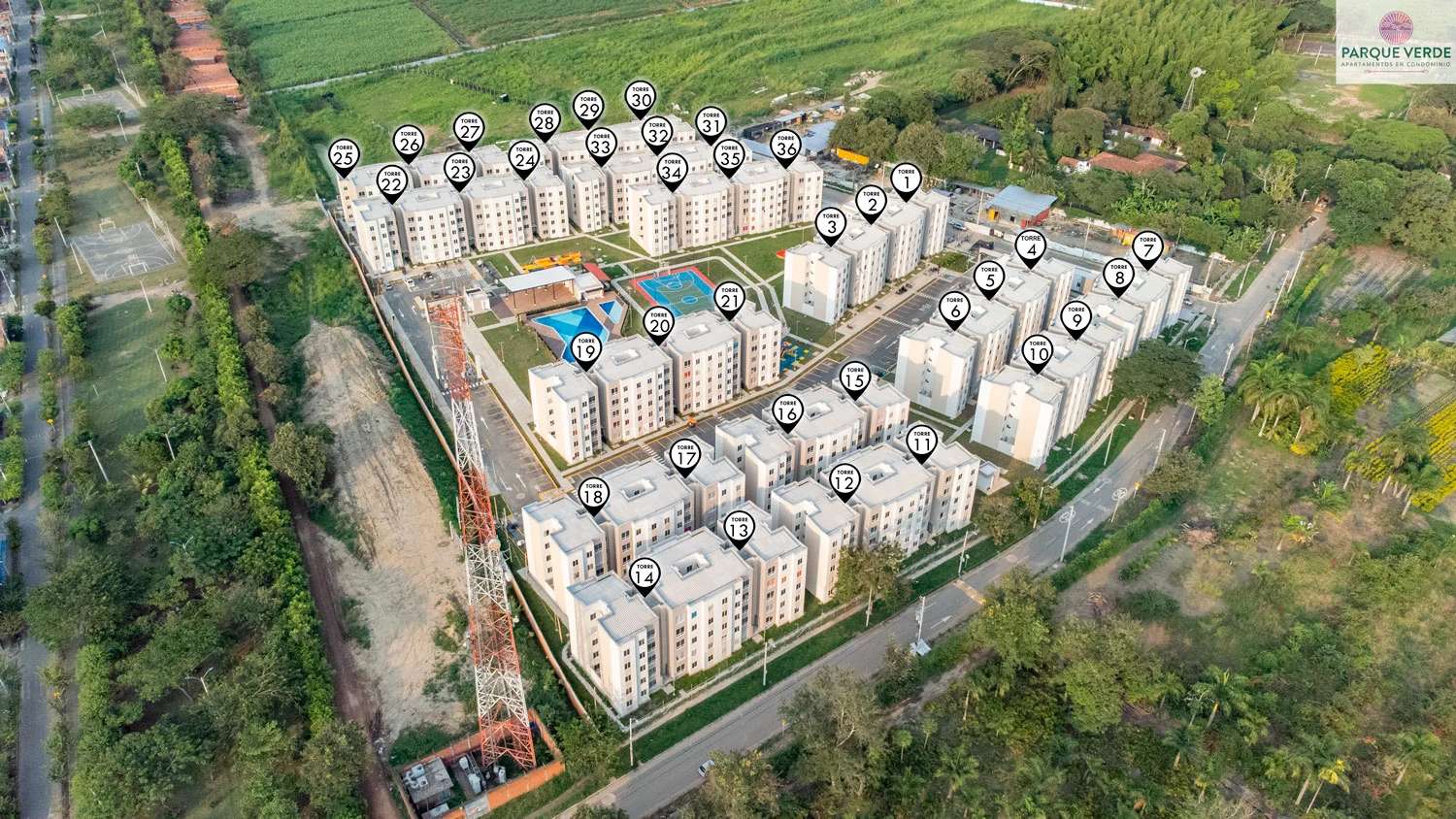 Fotos del avance de obra de marzo 2023 proyecto parque verde