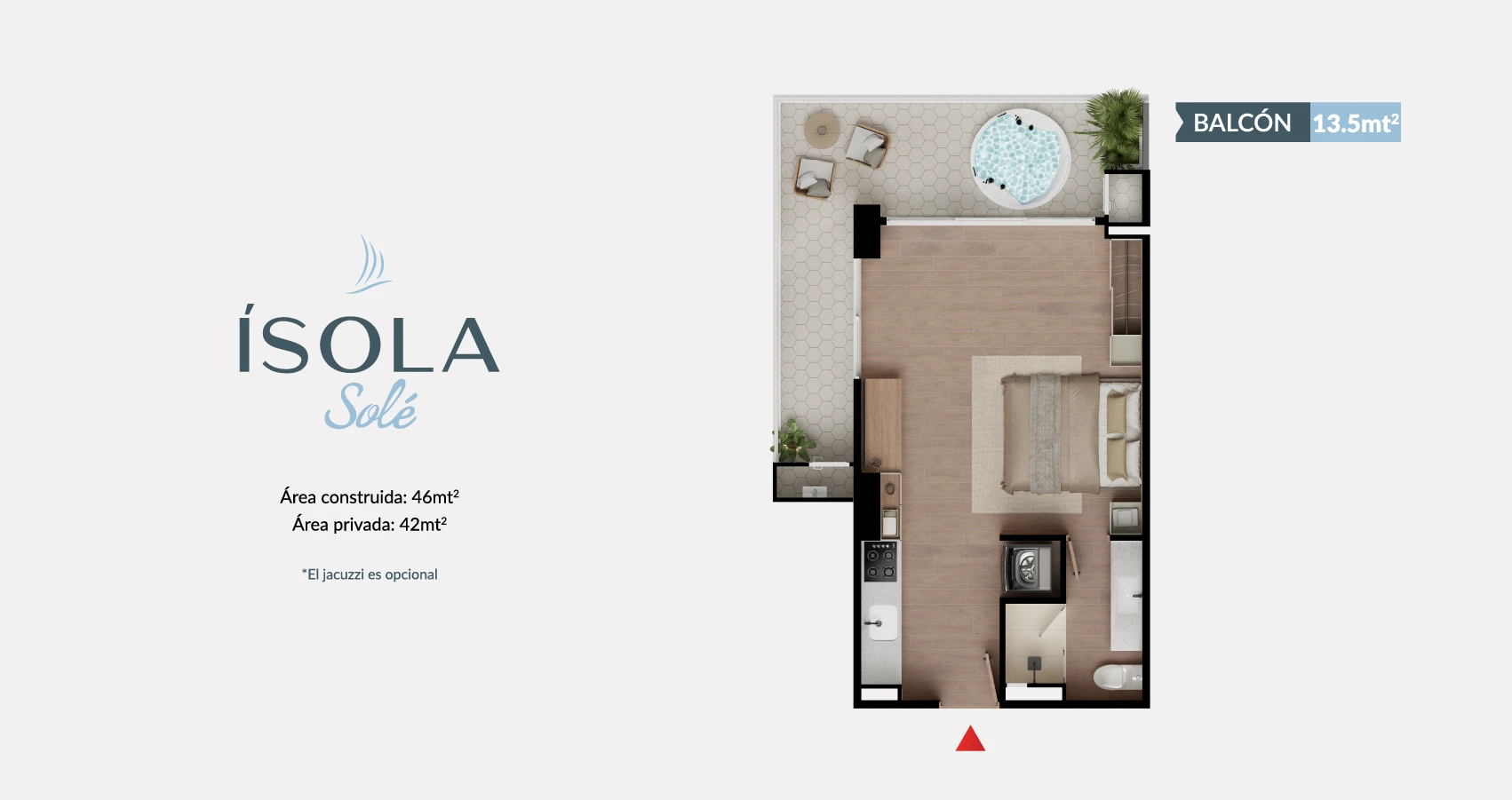 Apartamento Tipo 36 esquinero - Piso 2 al 5