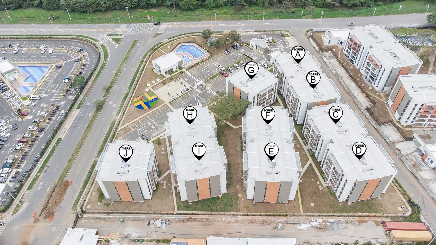 Foto del proyecto Altabrisa en avance de obra enero de 2022