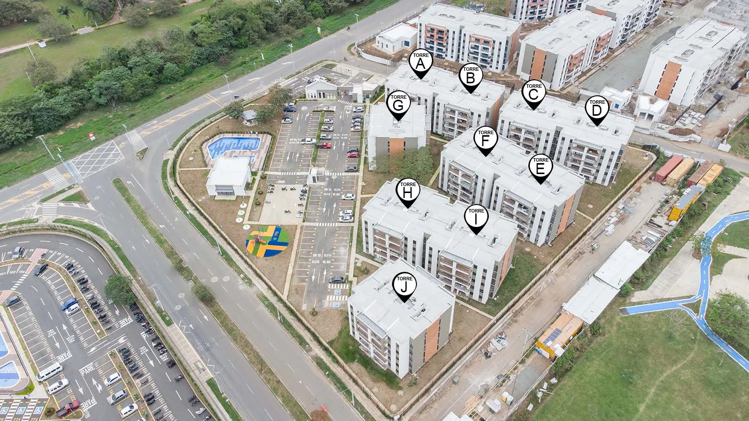 Foto del proyecto Altabrisa en avance de obra enero de 2022