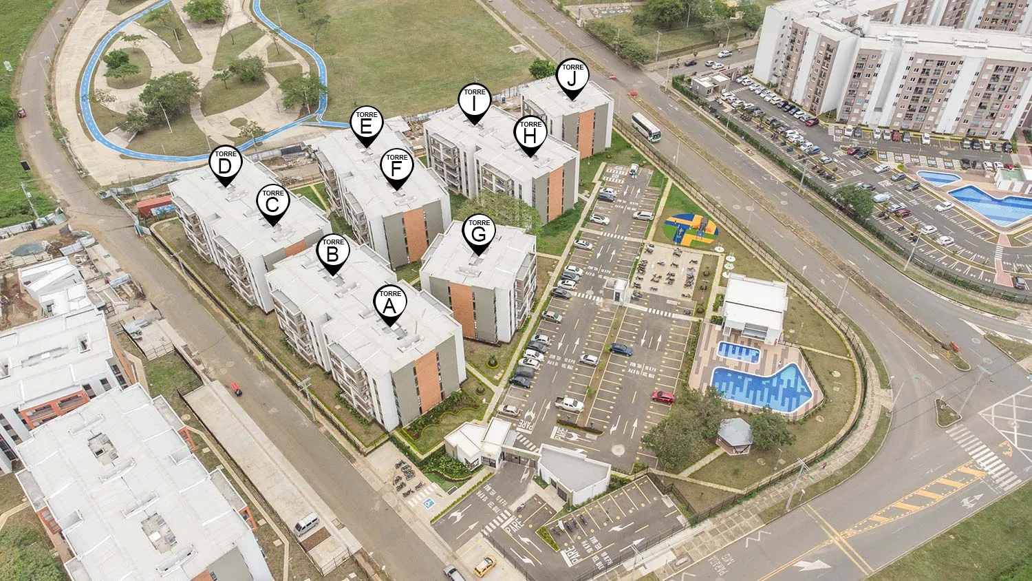 Foto del proyecto Altabrisa en avance de obra febrero de 2022